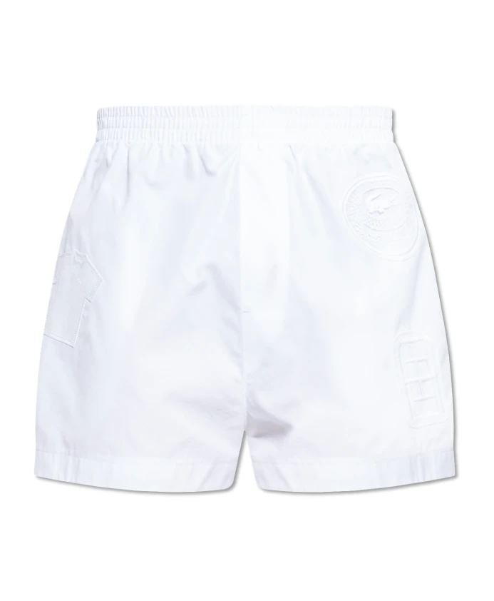 

Шорты с логотипом Lacoste, белый