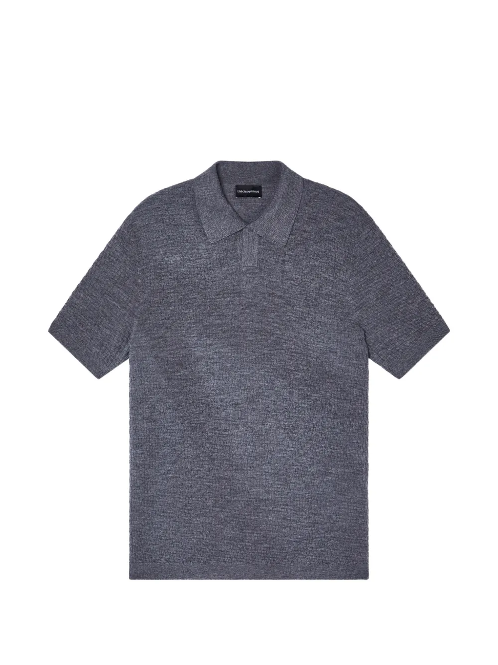 

Фактурная футболка Emporio Armani, серый