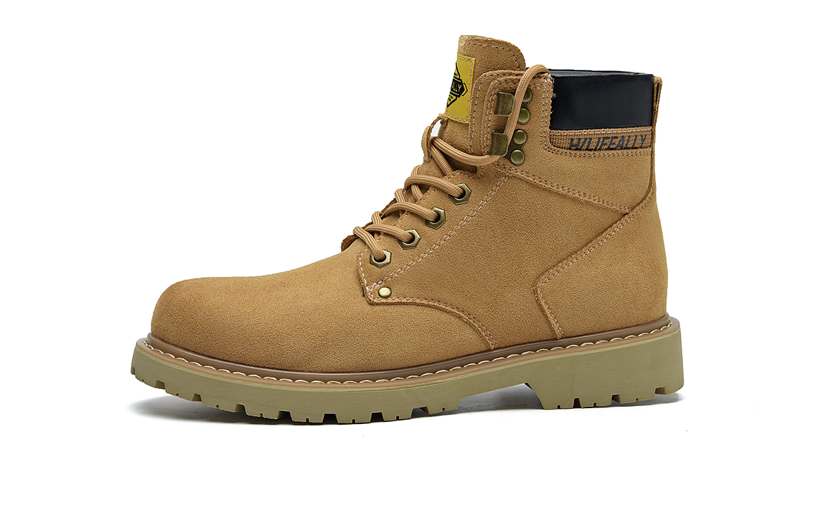 

HLA Мужские уличные ботинки Camel желтые с длинным флисом, цвет Camel Long Fleece Style