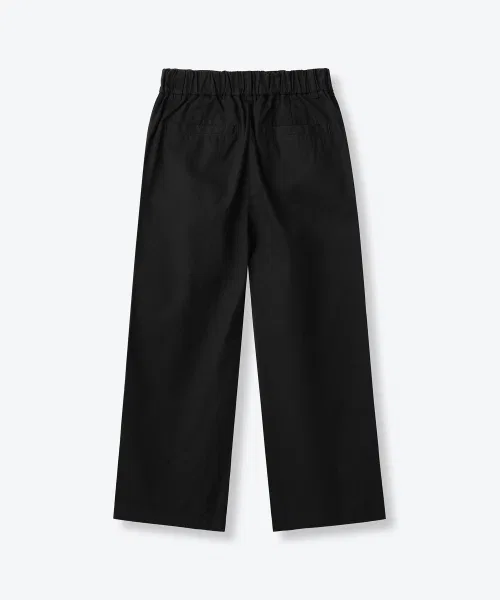 Детские брюки MUSINSA STANDARD KIDS с одной складкой и широким поясом — фото 4