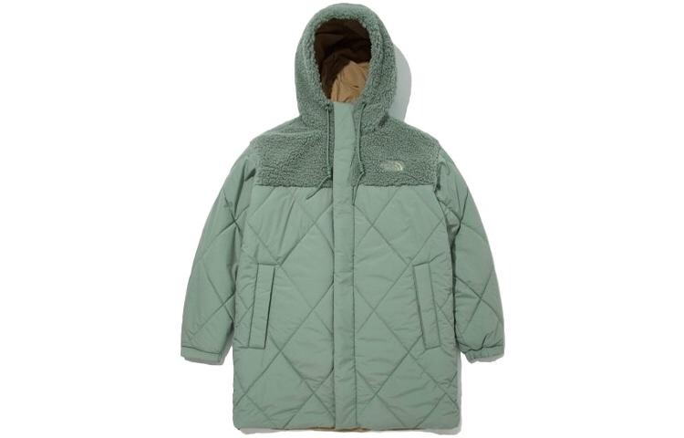 

Стеганая куртка унисекс зеленая The North Face, зеленый