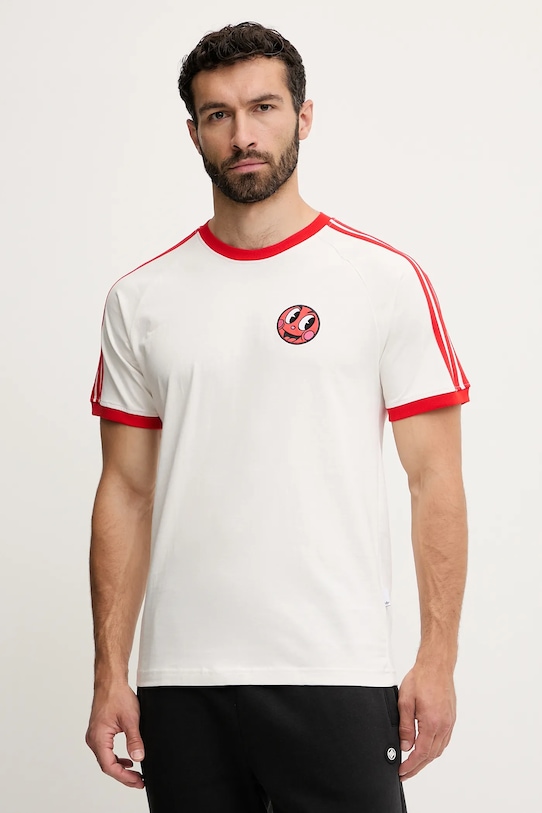 

Хлопковая футболка Cali Tee Adidas Originals, белый