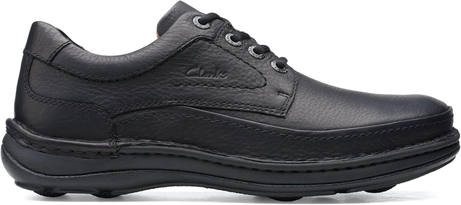 Мужские ботинки Clarks Nature Three Derby, черный/черный