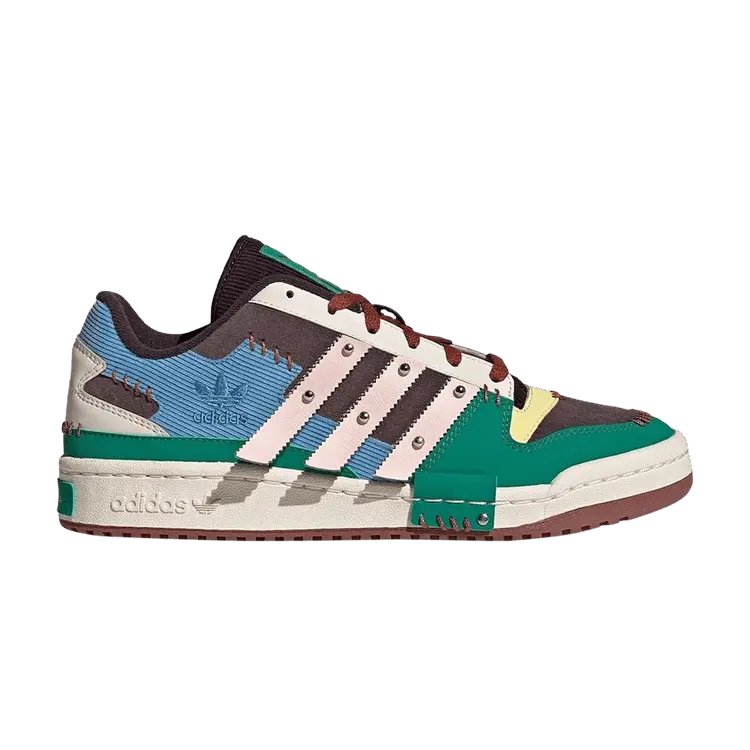 

Кроссовки adidas Melting Sadness x Forum Exhibit Low 'Puppet Costume - Night Burgundy', разноцветный