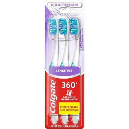 

Зубная щетка 360 Deep Clean Extra Soft — удаляет бактерии с зубов Colgate