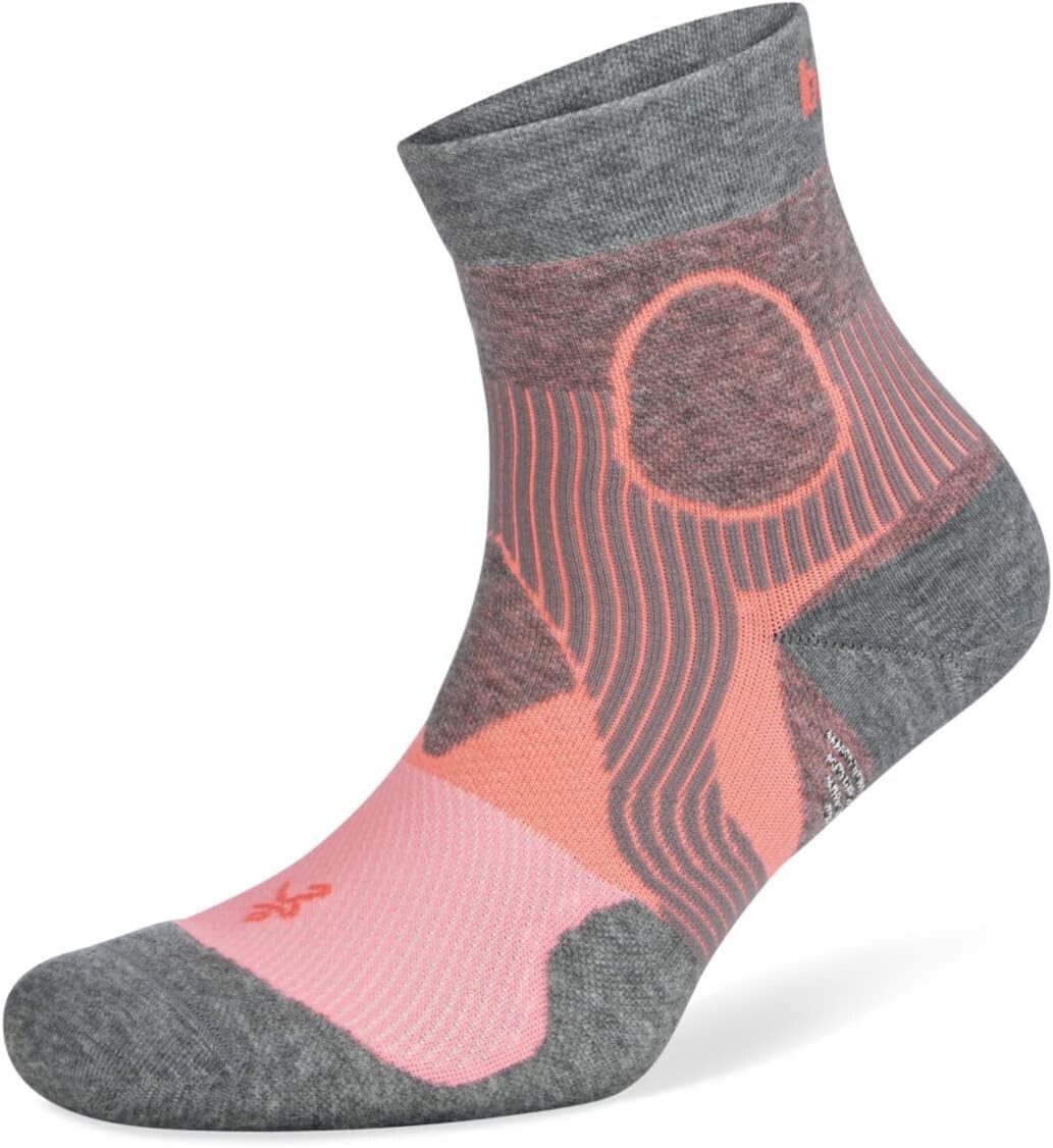

Поддержка беговых носков balega, цвет Sherbet Pink/Mid Grey