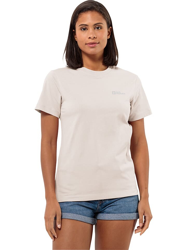 

Футболка Jack Wolfskin Shirt Essential, бежевый