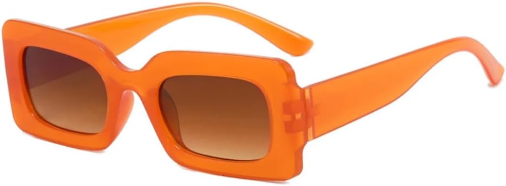 

Солнцезащитные очки с защитой UV400 | Компактная легкая оправа, цветные линзы | Для женщин и мужчин, для занятий спортом на открытом воздухе и вождения DSVIGF, Orange Brown