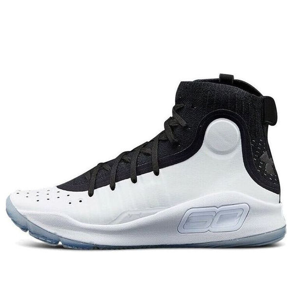 

Кроссовки curry 4 mid 'black white' Under Armour, черный