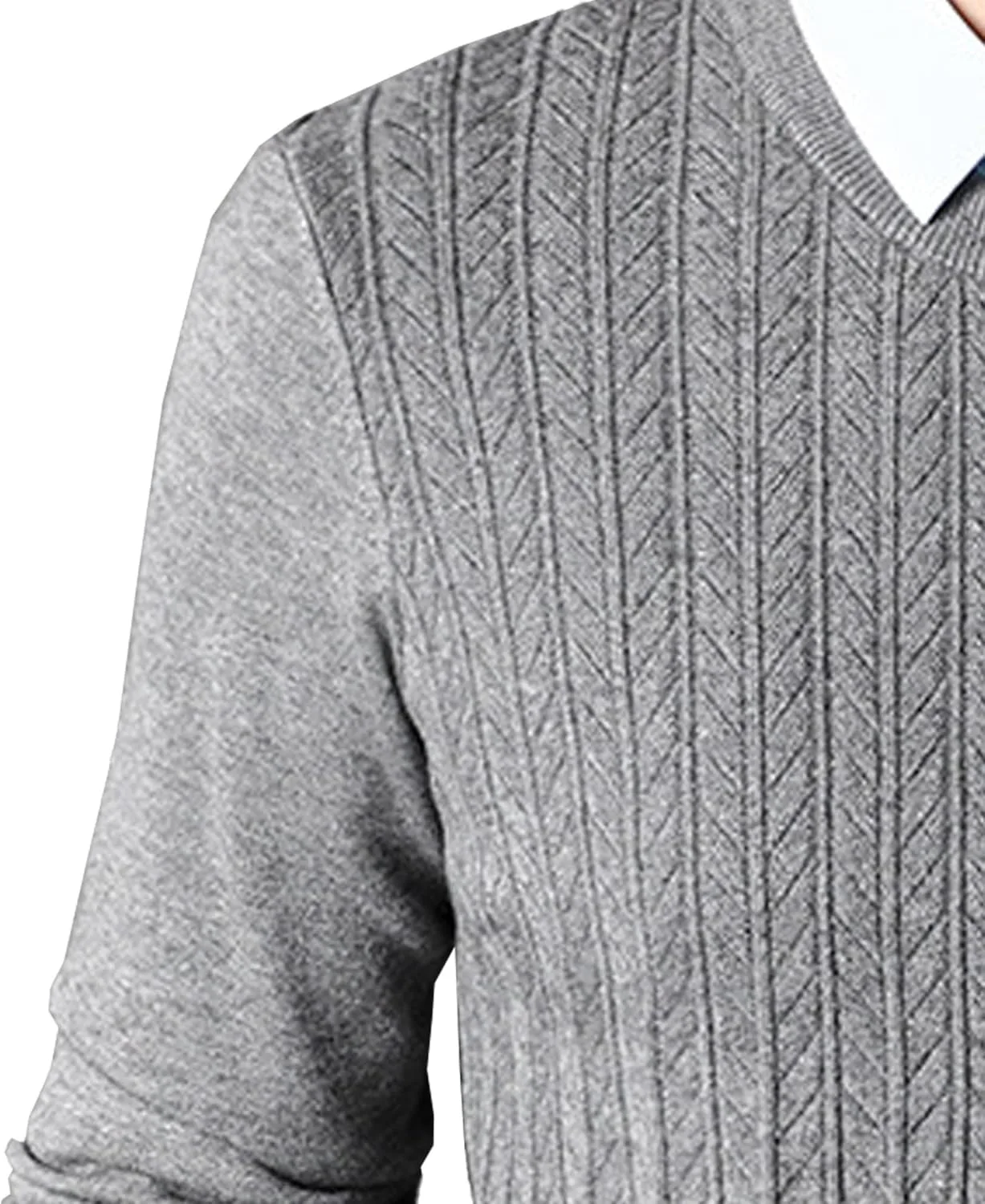 Мужской свитер Slim Fit для повседневной носки — фото 4