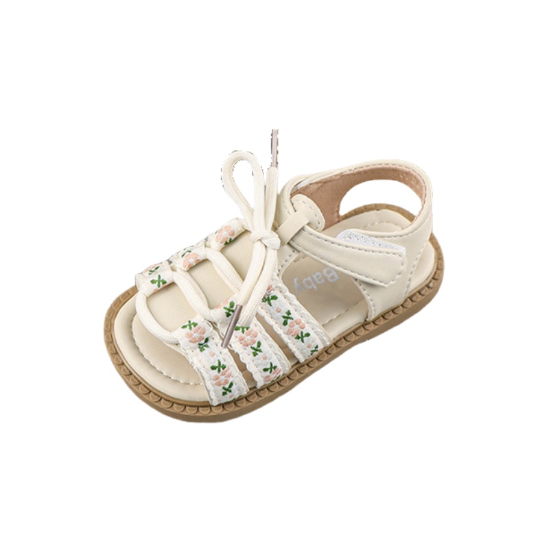 

Износостойкие дышащие низкие детские сандалии для детей 3-7 лет Neon, бежевый