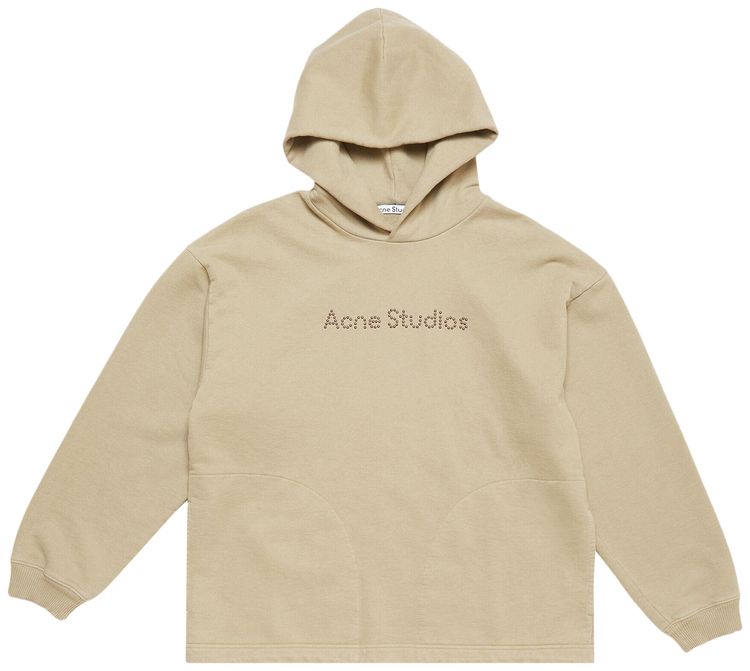 

Худи Acne Studios Logo Loose Hoodie 'Sand Beige', загар