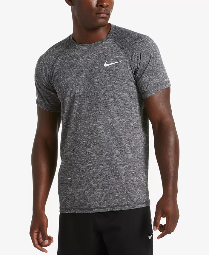 

Мужская влагоотводящая термофутболка Hydroguard Heather Big & Tall Nike, черный