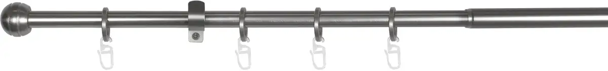 

Карниз для штор mydeco "habito-rillball", 1 направляющая, выдвижной 160–280 см, Ø 19 мм, цвет edelstahlfarben