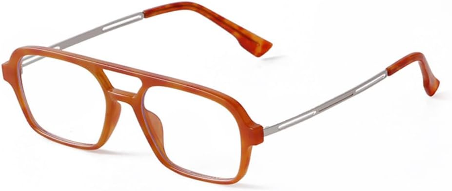 

Солнцезащитные очки прямоугольной формы для женщин и мужчин, винтажные оранжево-голубые солнцезащитные очки, женские очки с защитой от УФ-излучения UV400 LANGSER, C8 Block Blue Light