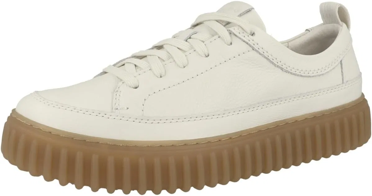 КРОССОВКИ Clarks Originals унисекс Torhill LaceSHOE, White Leather — фото 4