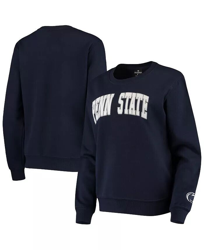 

Женский темно-синий пуловер-свитшот Penn State Nittany Lions Campanile Colosseum