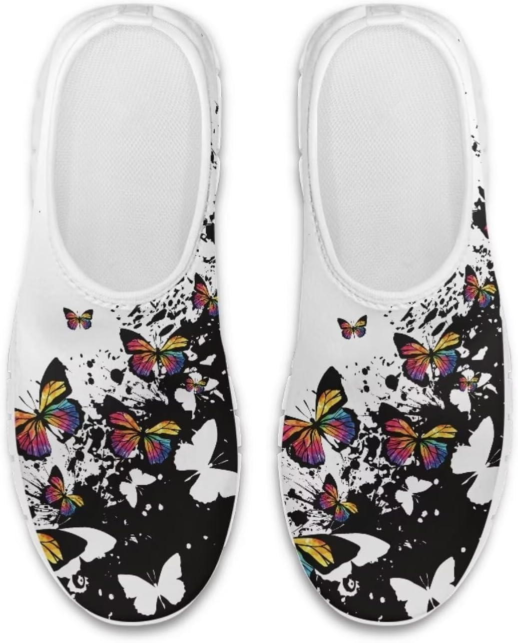 

Кроссовки Chaqlin с низким вырезом, без шнурков, повседневные, для бега, ходьбы и тенниса, модные лоферы для женщин и мужчин, широкие с мягким носком, сетчатые кроссовки, белый