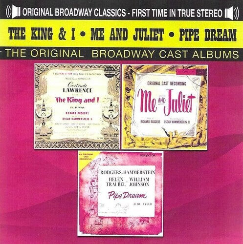 

CD диск King & I (1951) / Me & Juliet (1953) / O.C.R.: King And I (1951)/Me And Juliet (1953)/Pipe Dream (1955)
