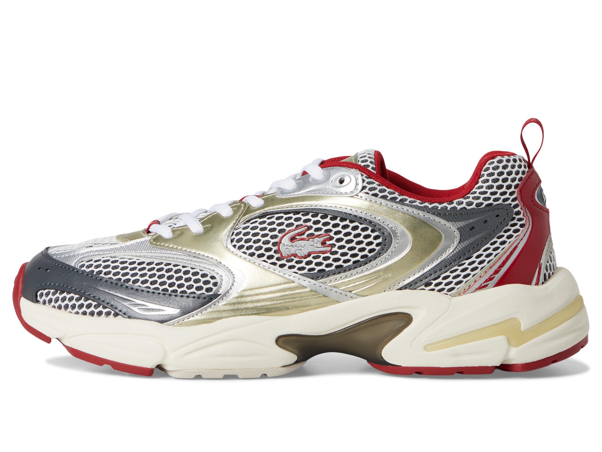Кроссовки Lacoste Storm 96 2k Sneakers, цвет Red/Off White — фото 4