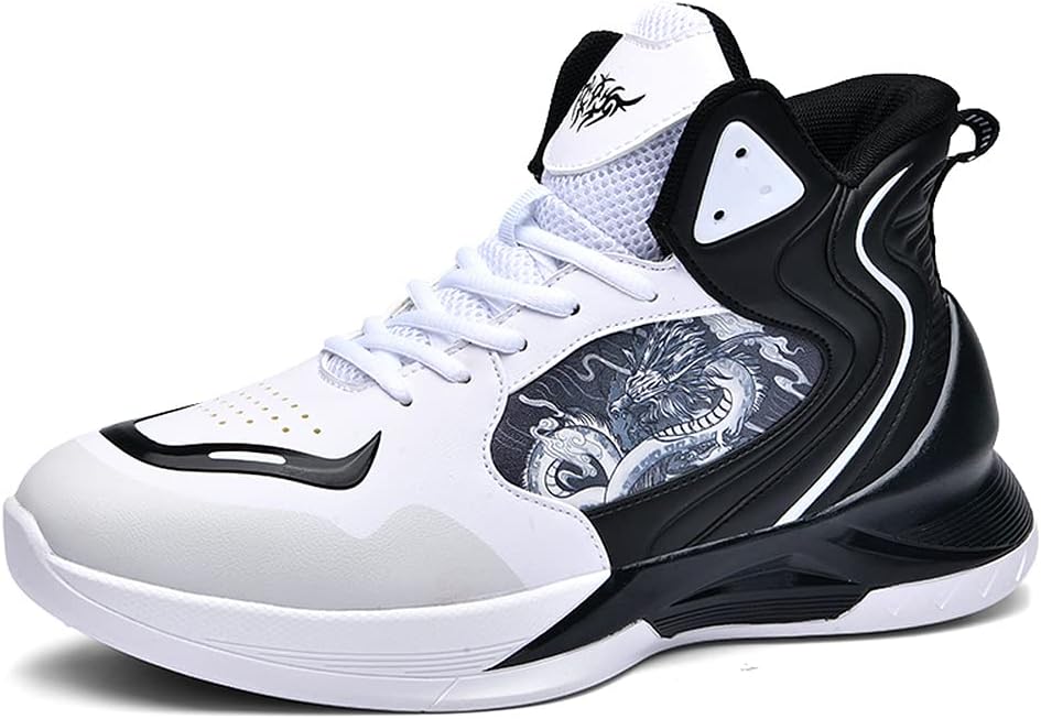 

Мужские кроссовки для бега, спортивная обувь, повседневная обувь, сникерсы, баскетбольная обувь, обувь для помещений Asdfgh, белый/черный