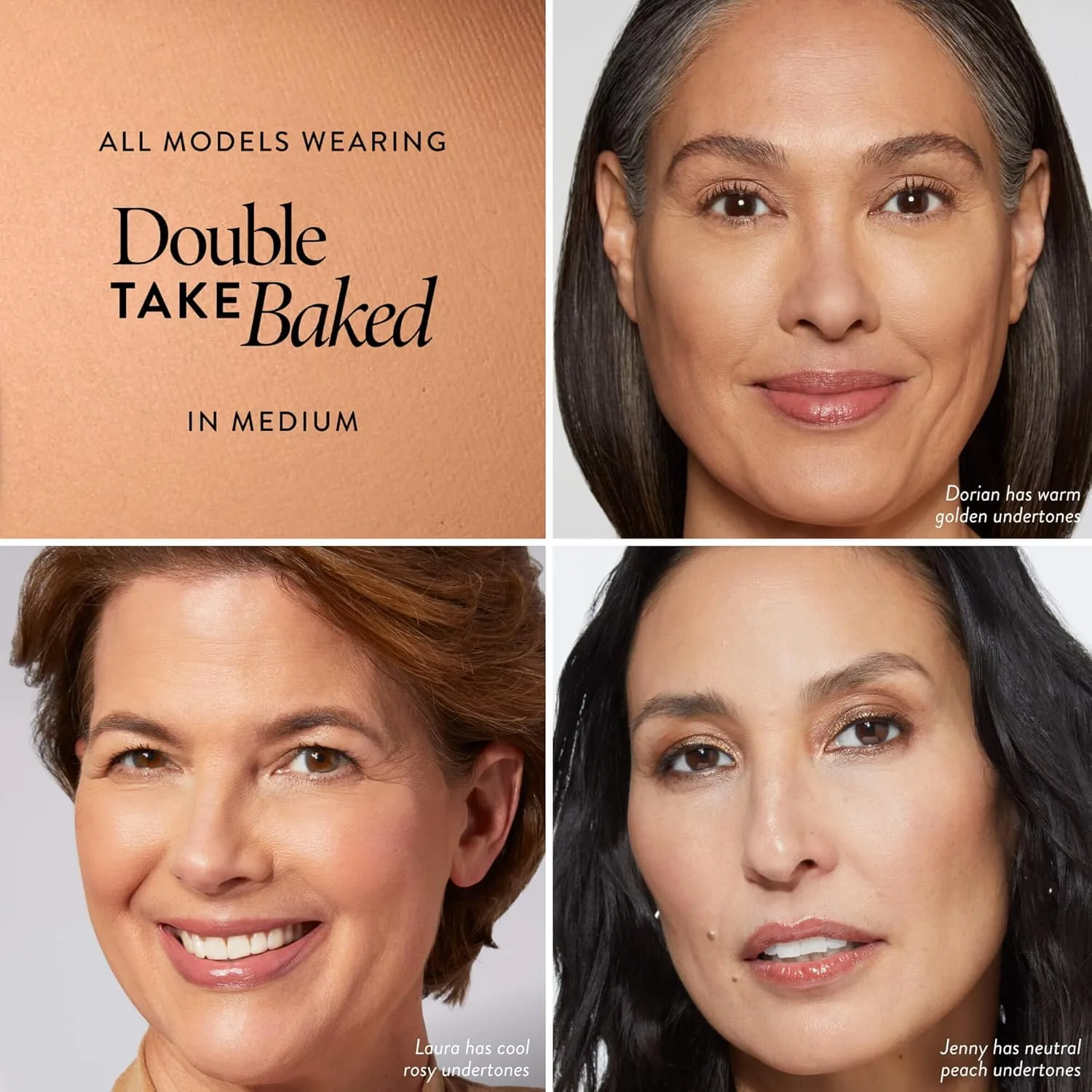 Запеченная пудра-основа Laura Geller New York Double Take Powder Foundation - Средняя степень покрытия - Наслаиваемая, от среднего до плотного - Матовый финиш 56.70 г (1 шт.), 04 Medium — фото 4
