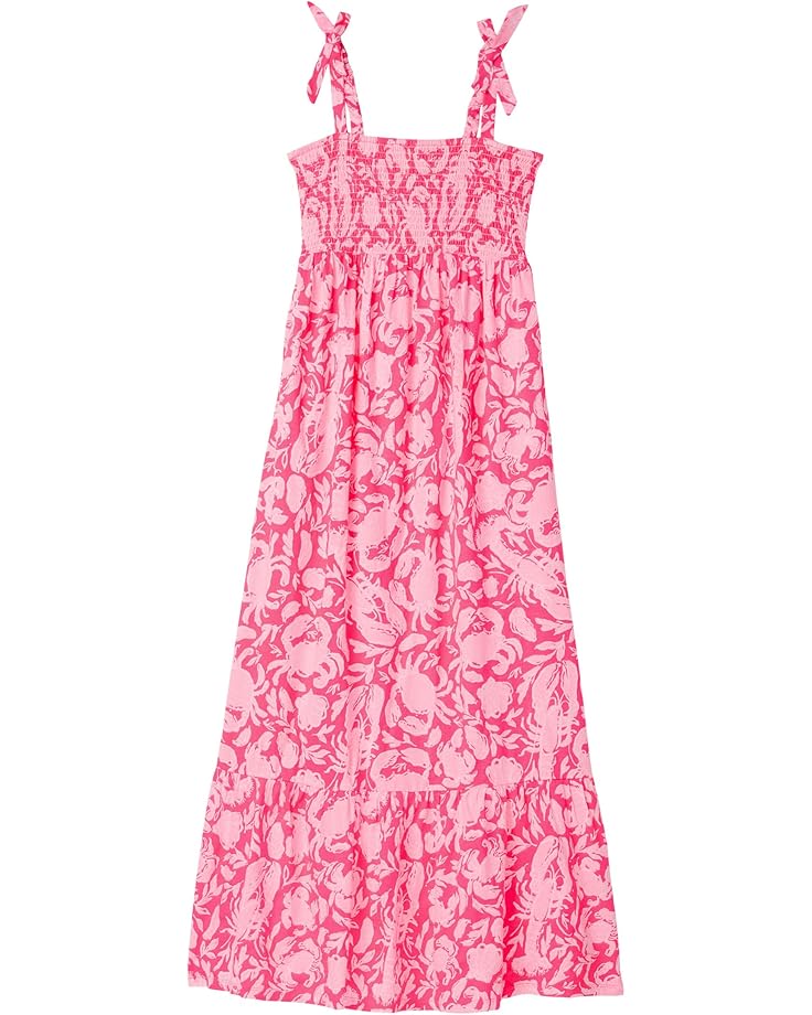 

Платье Lilly Pulitzer Kids Mini Kailua Maxi Dress, цвет Cane Coral Crab Collab