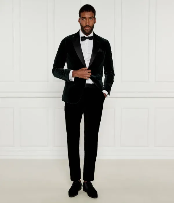 Брюки H-Genius-Tux-244 slim fit Boss, черный — фото 2