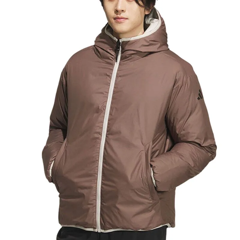 Пуховики и куртки мужские Adidas, коричневый (Comes with Adidas Socks 1 Pack) — фото 3
