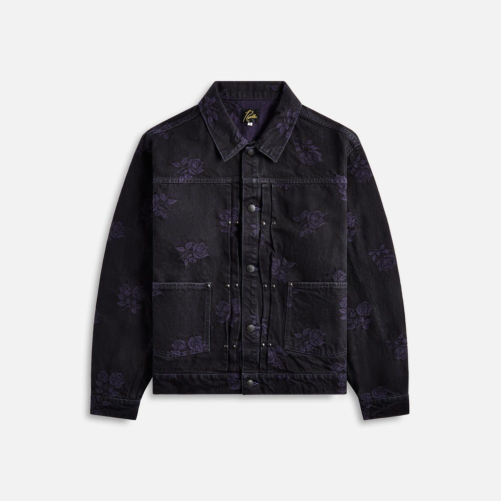 

Куртка Needles M.W. Jean Jacket 13Oz Denim Rose Jq., черный