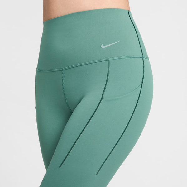 Леггинсы Universa средней поддержки с высокой талией 7 8 леггинсы Nike, зеленый — фото 3