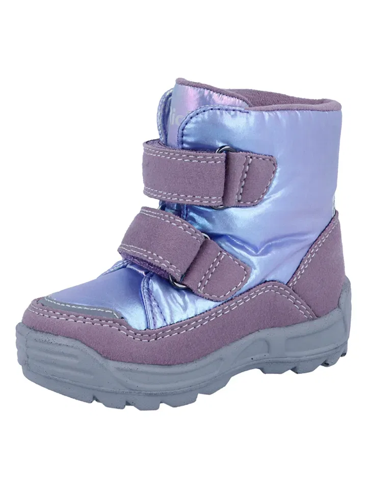 Зимние сапоги, мембрана Richter Shoes, светло-голубой/лиловый — фото 3