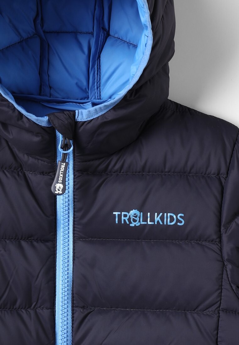 

Пуховик Dovrefjell Jacket TrollKids, антрацит/медно-синий