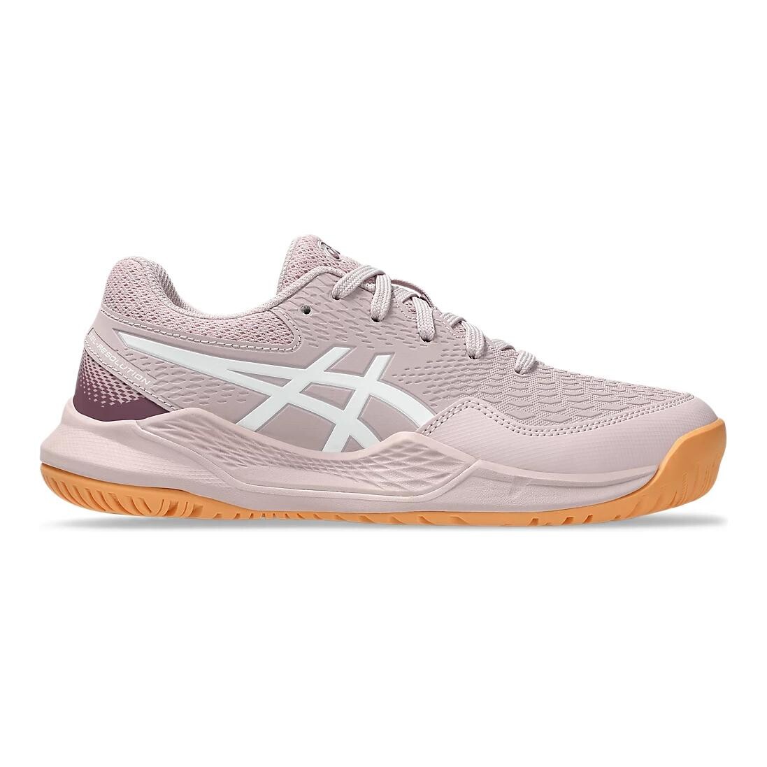 Кроссовки детские Gel-Resolution 9 GS Low-top розовые Asics, цвет Lotus Color — фото 2