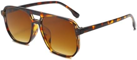 

Винтажные солнцезащитные очки 2027 года для женщин и мужчин, с защитой от УФ-излучения UV400, линзами для ночного видения, солнцезащитные очки Beam для водителя MTZJH, Leopard Tea