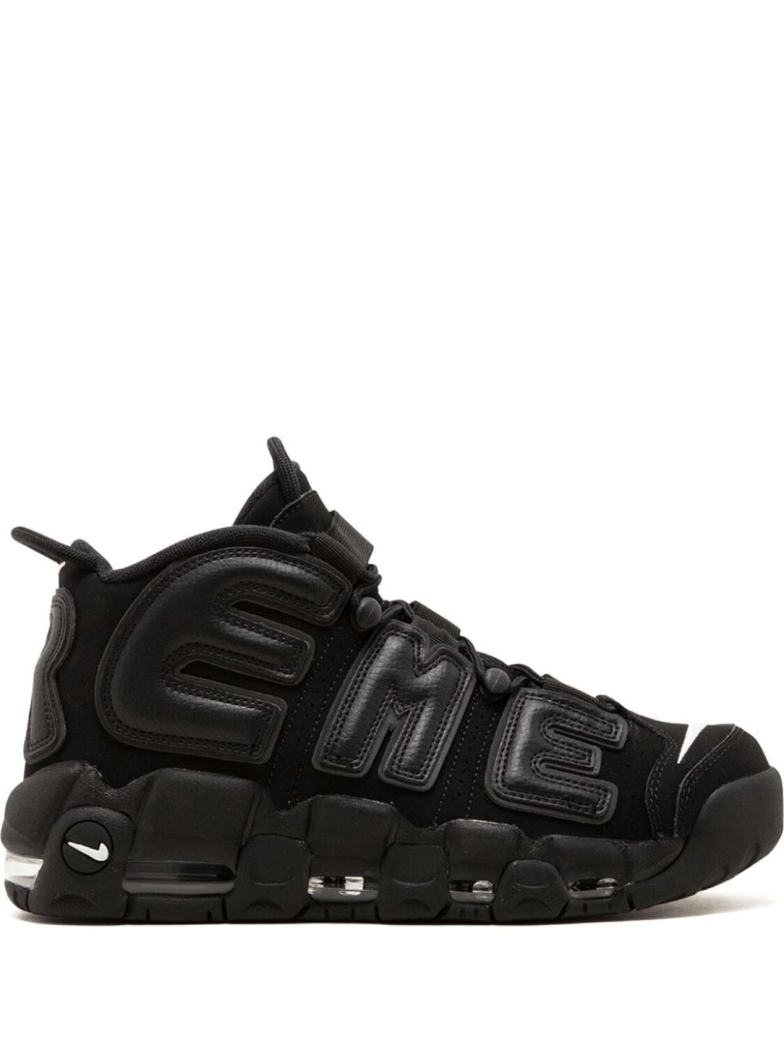 Хайтопы Supreme x Air 'More Uptempo' Nike, черный