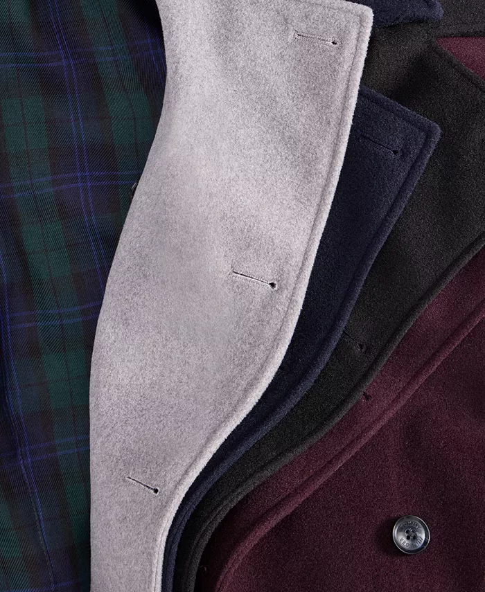 Мужское двубортное пальмо классического кроя Tommy Hilfiger, синий — фото 2