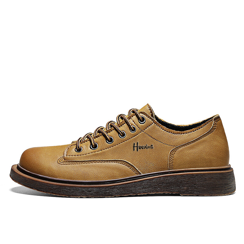 

Туфли Men"s Casual Men Low-Top Yellow Brown Extravagant
