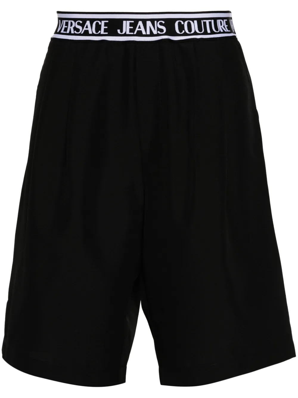 

Шорты с логотипом Versace Jeans Couture, черный