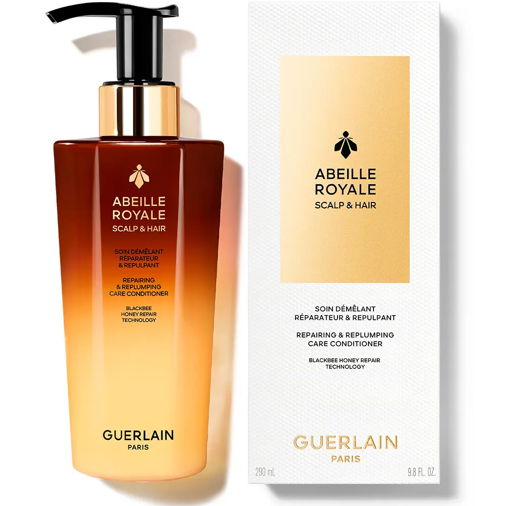Кондиционер для волос Abeille royale scalp & hair acondicionador reparador y voluminizador Guerlain, 290 мл — фото 2