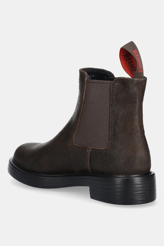 Ботинки женские Camper Dean из нубука, коричневый — фото 3