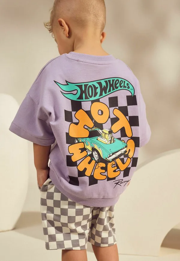 Спортивный костюм hot wheels в клетку Next, Lilac Purple — фото 2