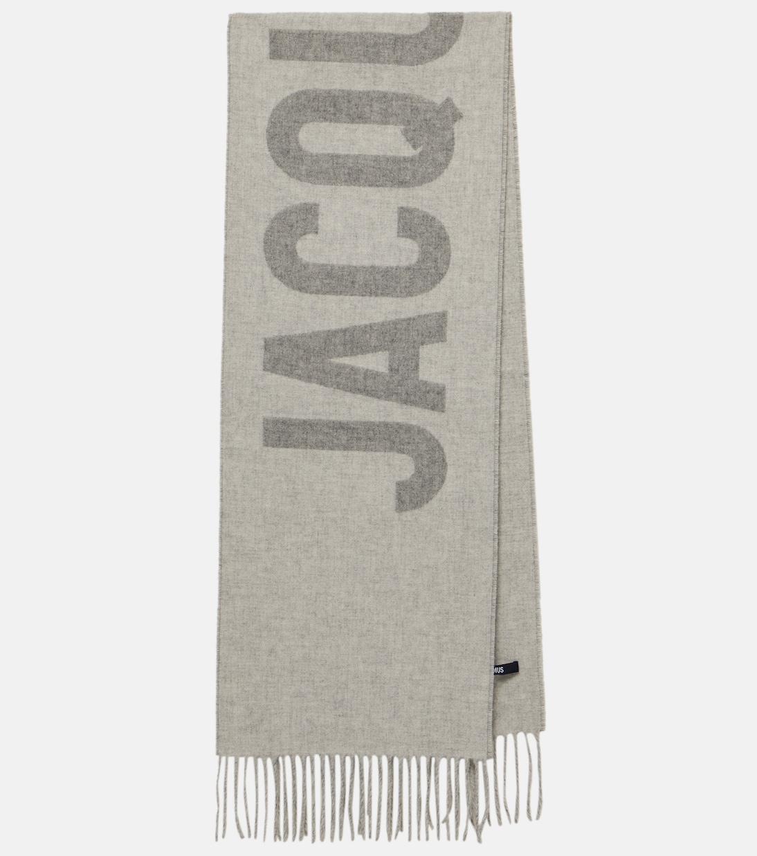 

Шарф из чистой шерсти Virgin Wool Jacquemus, серый