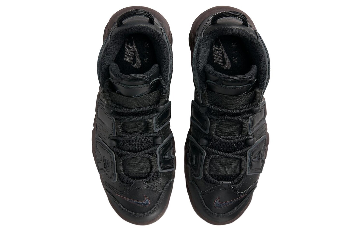Женские баскетбольные кроссовки Nike Air More Uptempo Vintage, Black — фото 4