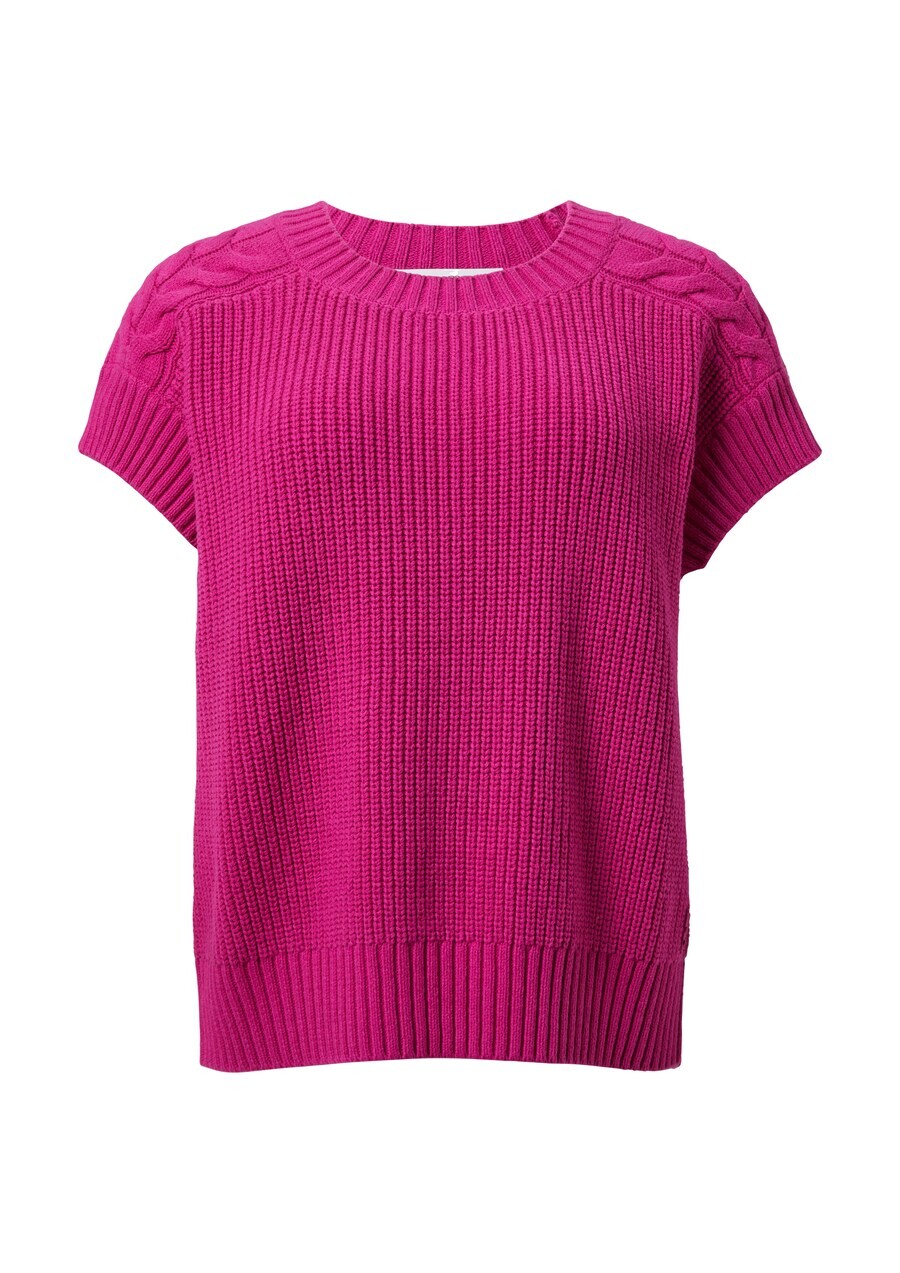 

Тонкий вязаный свитер comma casual identity Sweater, фуксия