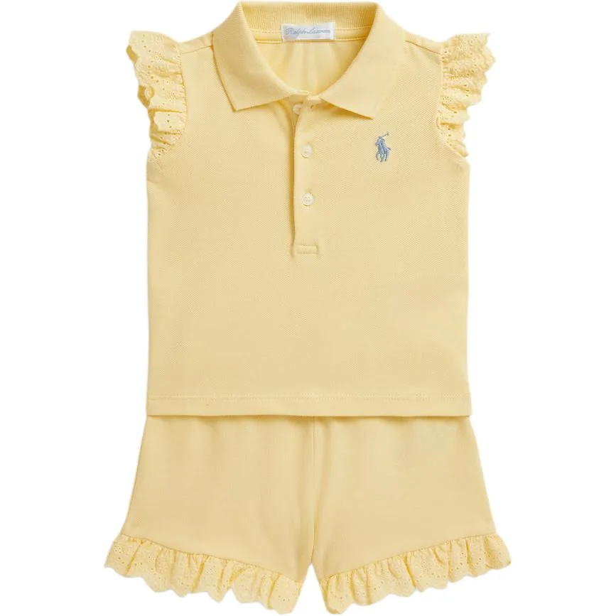 Повседневная спортивная одежда для малышей Polo Ralph Lauren, светло-желтый