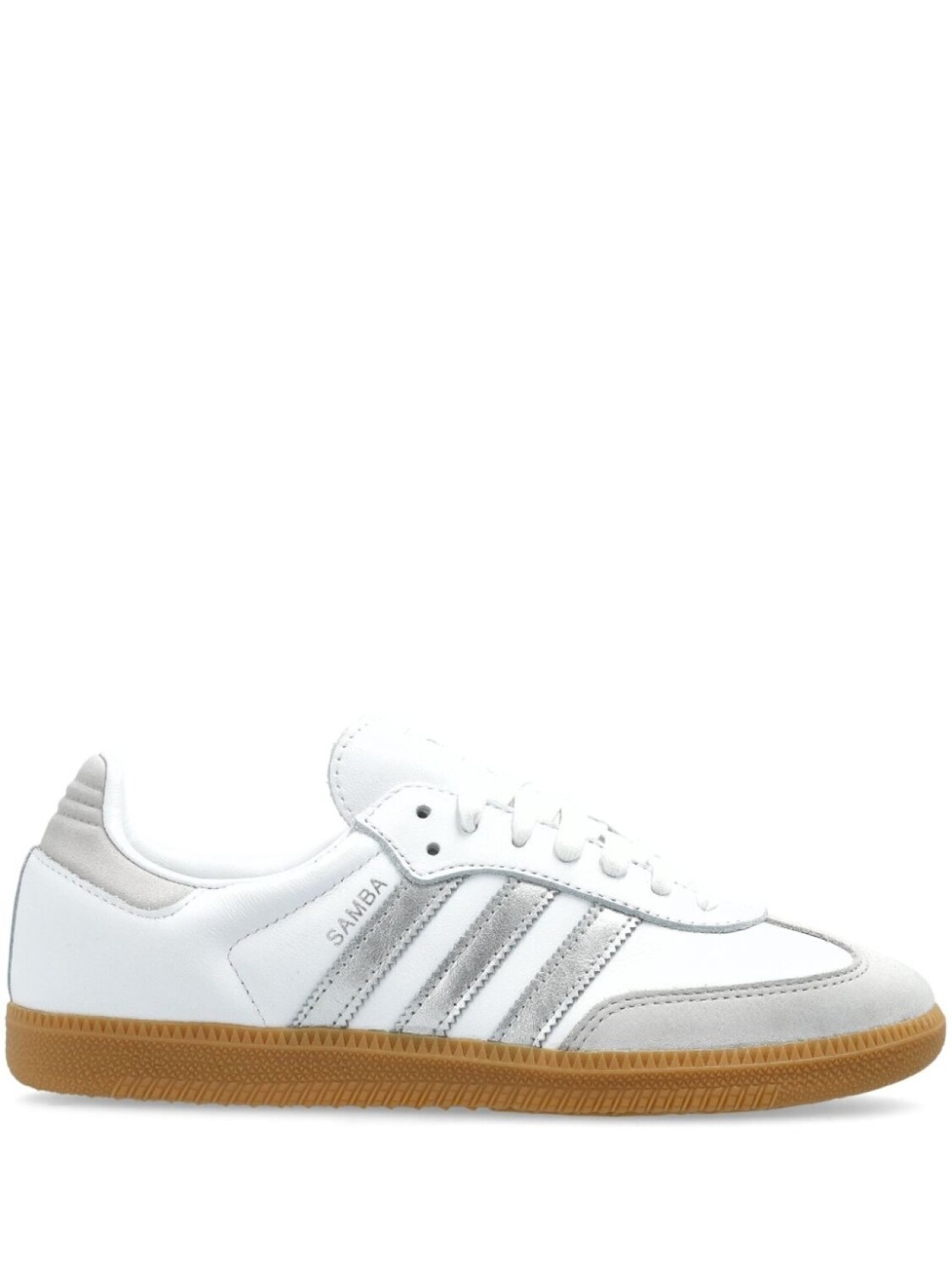 Кроссовки adidas Samba OG "Белый/Серебристый Металлик/Серый"