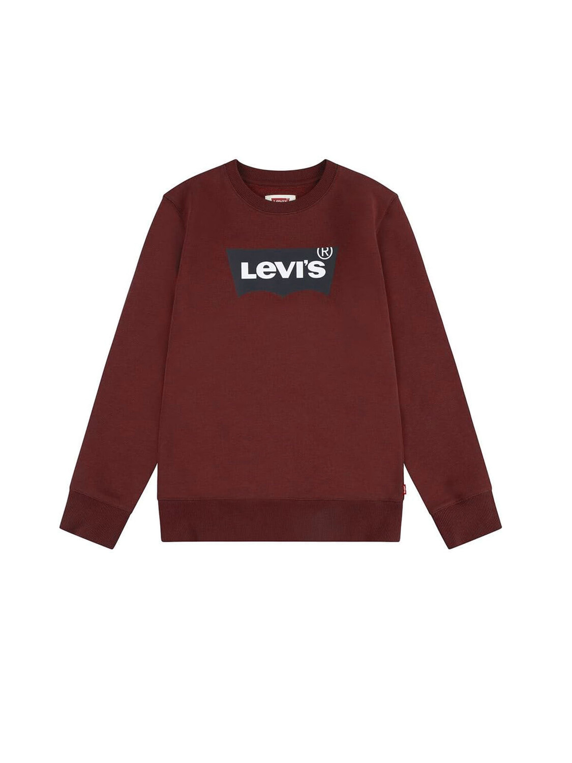 

Толстовка felpa girocollo per ragazzi Levi'S, бургундия