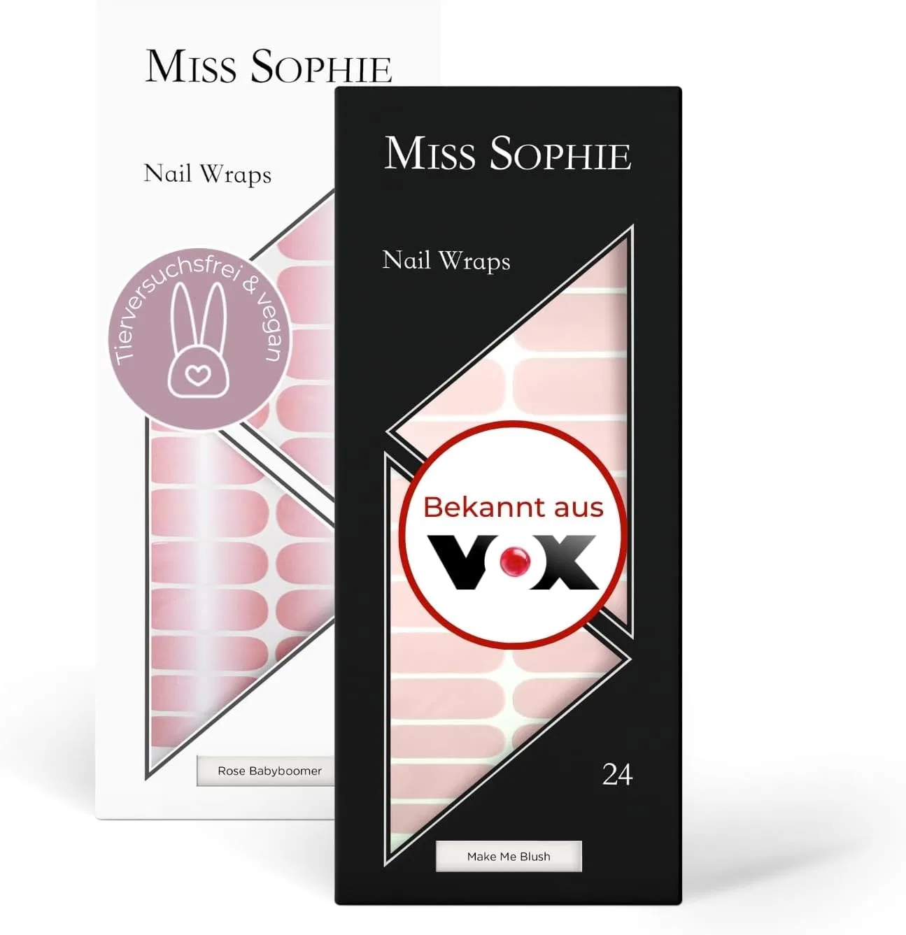 Набор стикеров для ногтей «Rose Baby Boomer & Make Me Blush» от Miss Sophie Miss Sophie