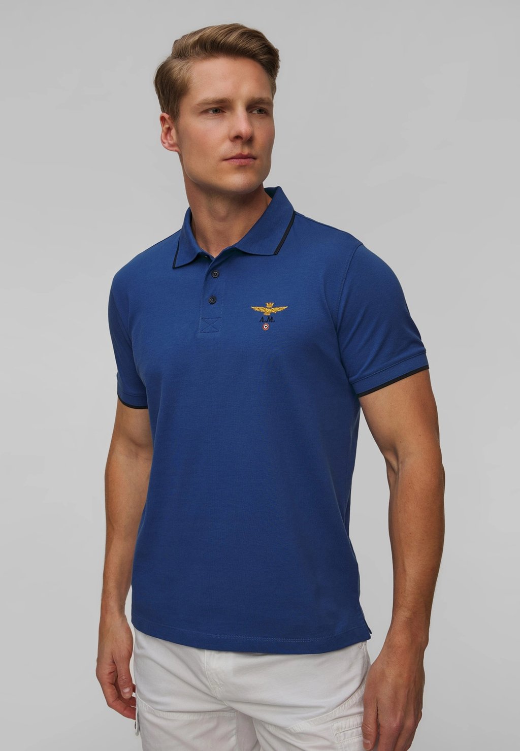 

Поло AERONAUTICA MILITARE, синий